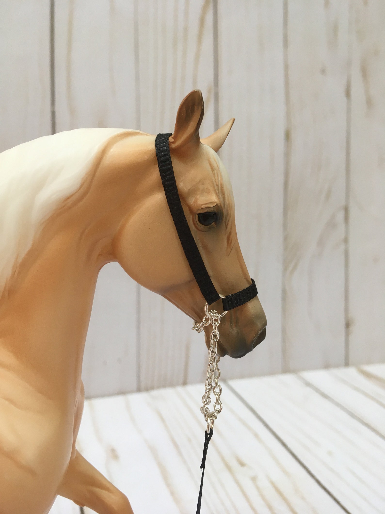 Breyer Horse Show HalterBlack Halter With Chain LeadFits Etsy