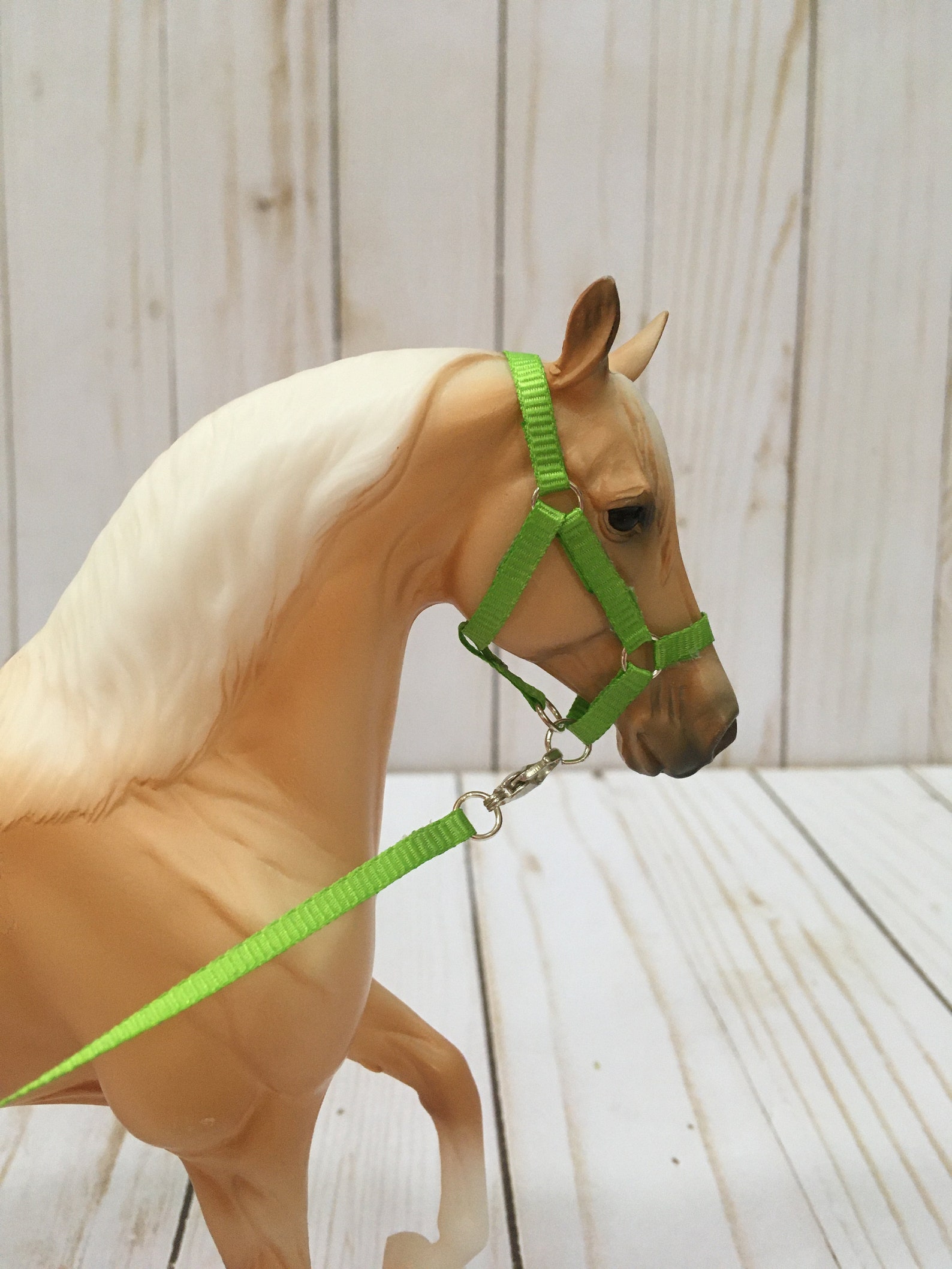 Breyer Horse Nylon Halter And LeadBright Green Horse Halter Etsy
