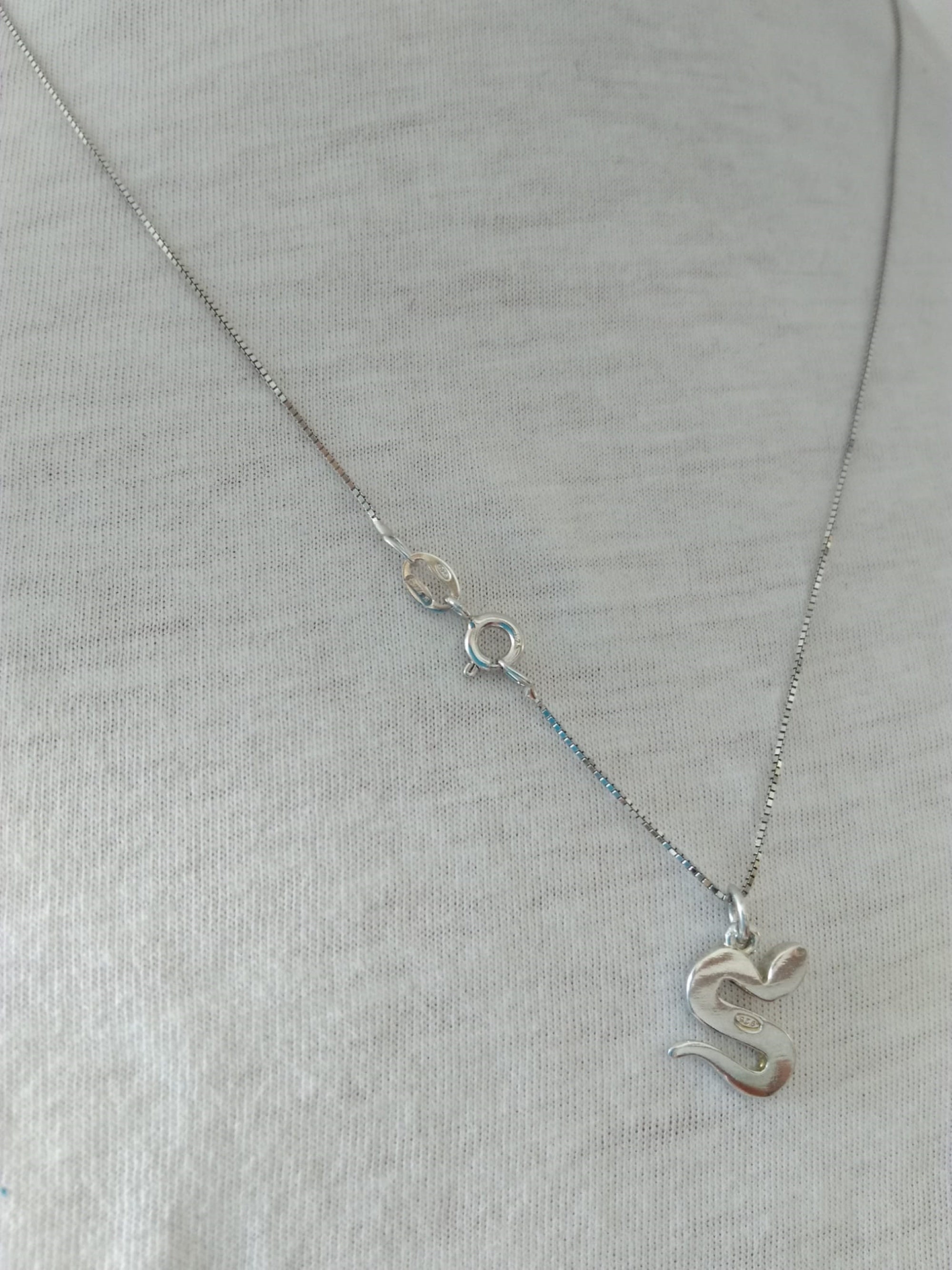 Collar de cadena de plata y colgante de plata 925 Etsy España