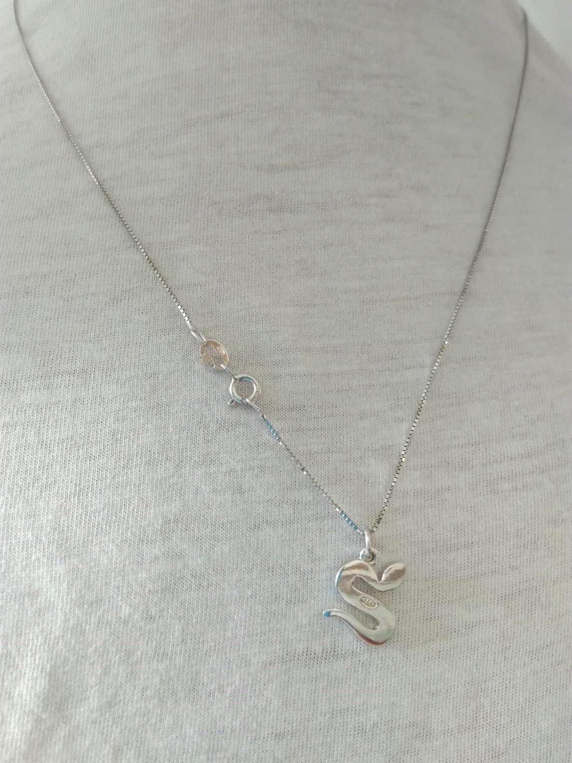 Collar de cadena de plata y colgante de plata 925 Etsy España