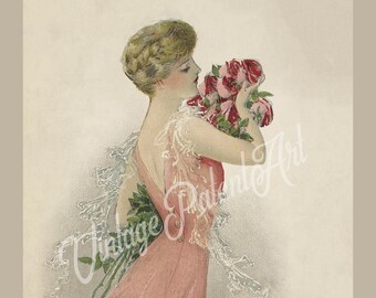 Flappers | Flapper Print Vintage | Flapper Girls | Vintage Valentine Decor | Vintage Fashion Poster | 20s Flapper Style | Vintage Prints