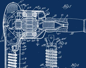 Vintage 1931 Hairdryer Patent Print,Gift for your Sister,Mother's Day Gift,Birthday Gift,Bathroom Wall Art,Housewarming Gift,Christmas Gift