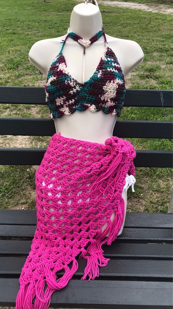 Crochet skirt cover up cheap pattern