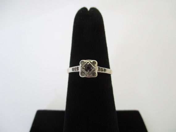 A 9 carat 9ct gold and sterling silver ring mid 2… - image 7