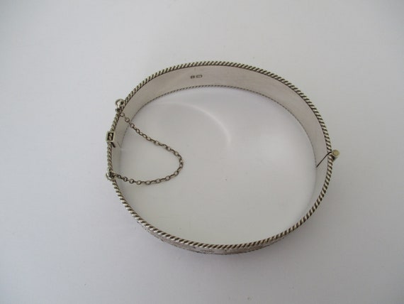 A sterling silver bangle bracelet 23.79 grams hal… - image 6