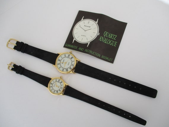 A his and hers matching Accurist quartz watches i… - image 2
