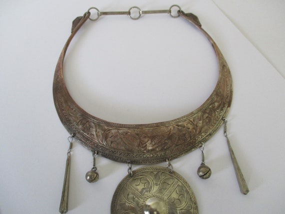 A tribal Boho necklace Middle Eastern Afghan Indi… - image 2