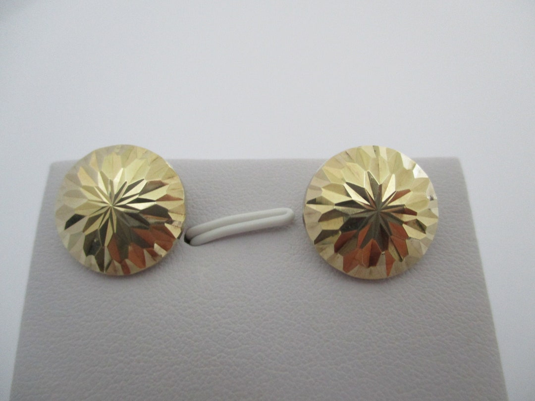 Pendientes "Hugo" Oro Amarillo 18k Con Circonita