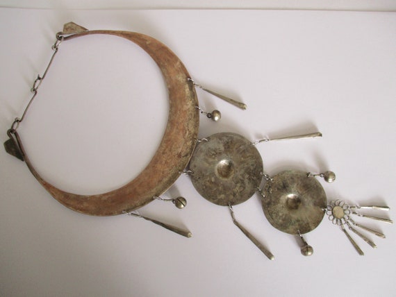 A tribal Boho necklace Middle Eastern Afghan Indi… - image 6