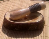 Wood Pestle and Mortar Herb Grinder Medicine Grinder Food Grinder