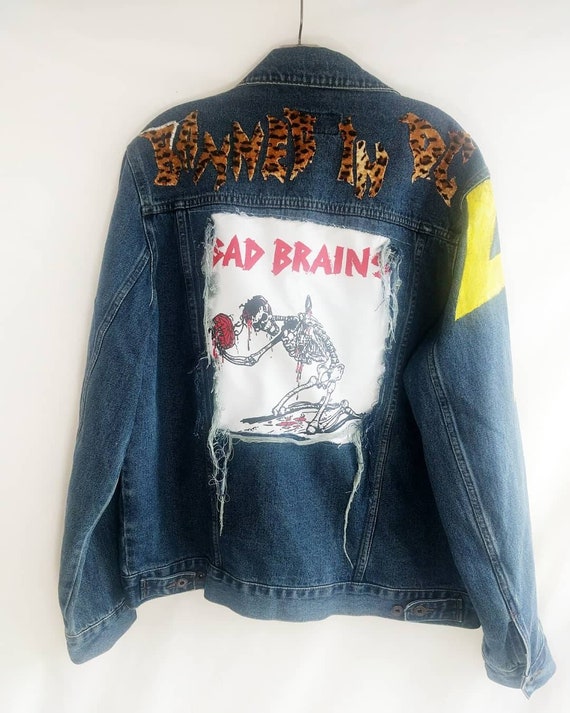 punk denim jacket
