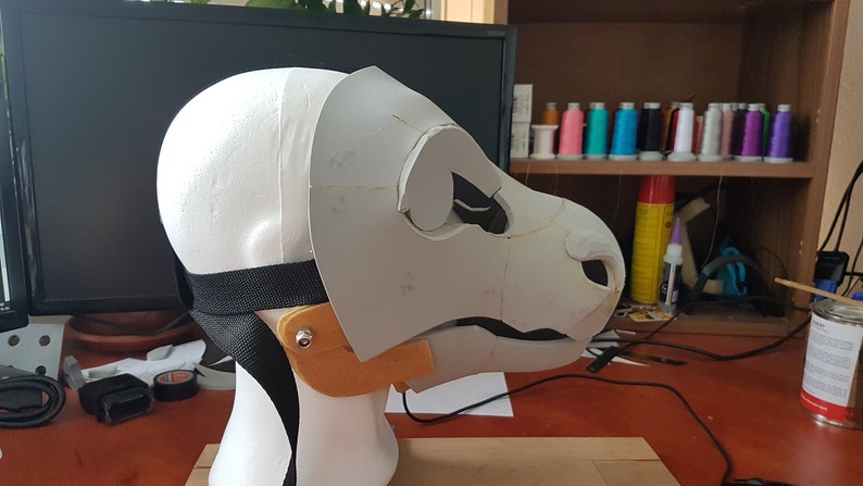 Dragon - Dino Head/Mask base EVA foam pattern for fursuit - Downloadable file only! Pictures are representative of the finished item image 9