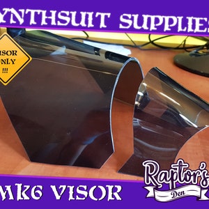 MK6 synth visor / !!!VISOR ONLY!!! - Bent plexi 3mm strong and durrable with a slight flexiblity - hard to break - cheap EU shipping