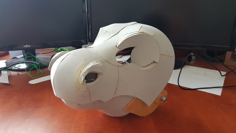 Dragon - Dino Head/Mask base EVA foam pattern for fursuit - Downloadable file only! Pictures are representative of the finished item image 5