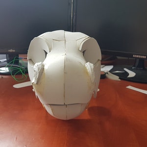 Dragon - Dino Head/Mask base EVA foam pattern for fursuit - Downloadable file only! Pictures are representative of the finished item image 4