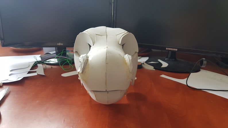 Dragon - Dino Head/Mask base EVA foam pattern for fursuit - Downloadable file only! Pictures are representative of the finished item image 4