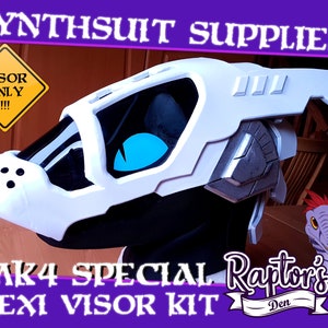 Special Mk4 Synth Visor - !!!VISOR ONLY!!! Bent plexi 3mm strong and durrable with a slight flexiblity - hard to break - cheap EU shipping