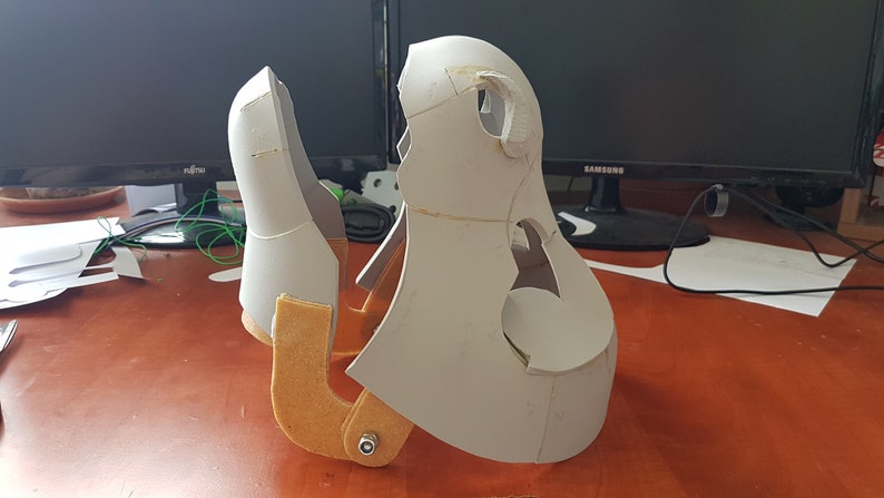Dragon - Dino Head/Mask base EVA foam pattern for fursuit - Downloadable file only! Pictures are representative of the finished item image 7