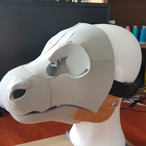 Dragon - Dino Head/Mask base EVA foam pattern for fursuit - Downloadable file only! Pictures are representative of the finished item image 10