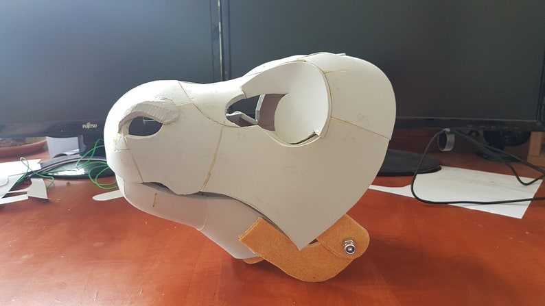 Dragon - Dino Head/Mask base EVA foam pattern for fursuit - Downloadable file only! Pictures are representative of the finished item image 6
