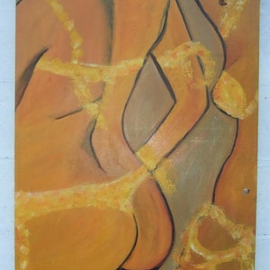 Modern Art Painting / Da Poli brussels / Africanist Erotic Women / Nude