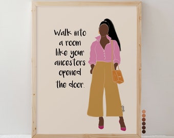 Black Woman Quote Art