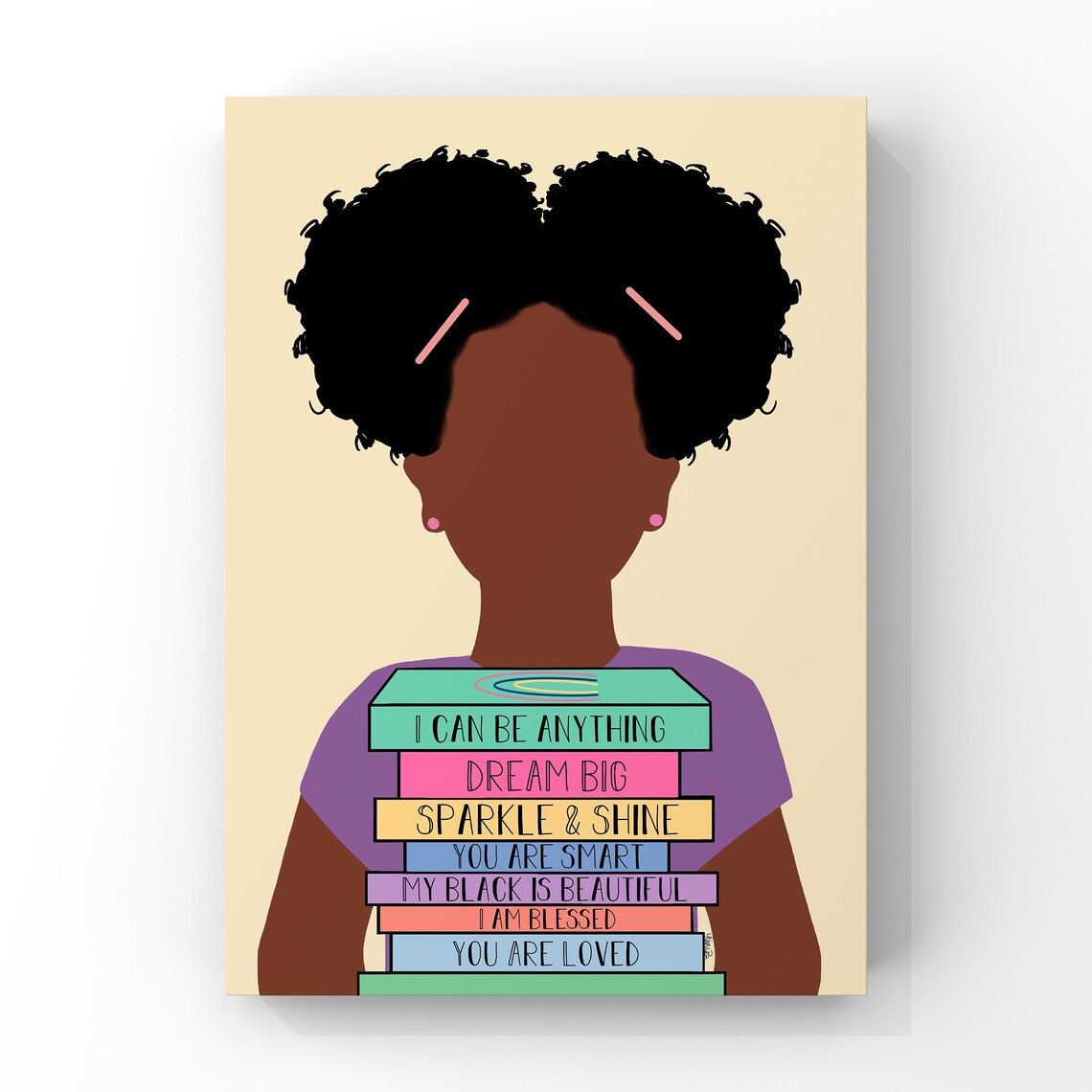 Black Girl Printable Bundle Set of 6 8x10 Art Prints | Etsy