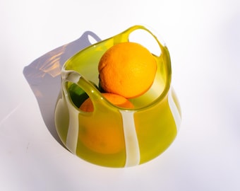 Handblown Glass Baskets