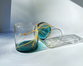 Lagoon Whiskey Glass