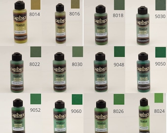 CADENCE Premium Acrylic Paint | Green | 120 ml