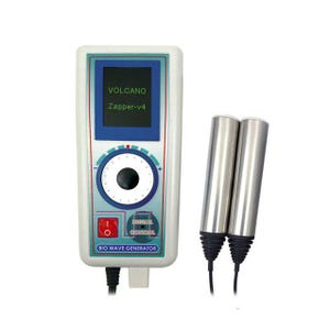 Zapper Volcano V4 / Hulda Clark + 12 tarjetas y 120 programas de limpieza corporal / Generador de ondas biológicas para desintoxicación de parásitos y bacterias