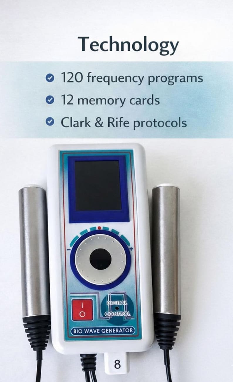 Multi Zapper Multi Frequency Zapper Volcano V4 Bioresonance + 12 Cards With 120 ...