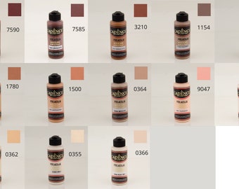 CADENCE Premium Acrylic Paint | Brown - Beige | 120 ml