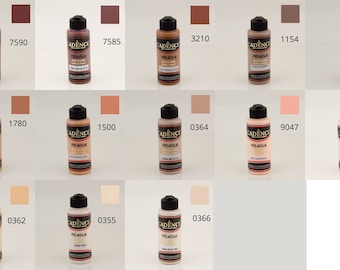Pintura acrílica premium CADENCE / Marrón - Beige / 120 ml