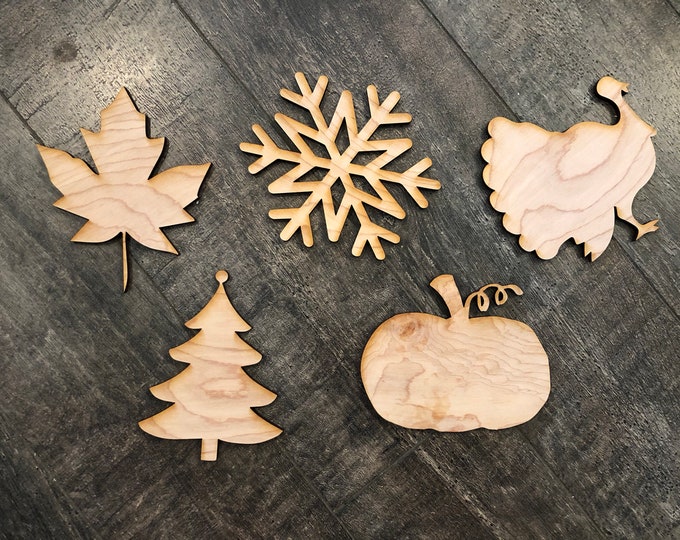 Blank 6 inch wood shape cut out for HOME signs and other crafts