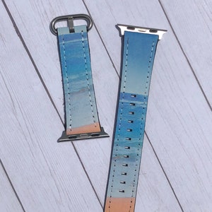 Beach themed Apple Watch band beach vibe vacation