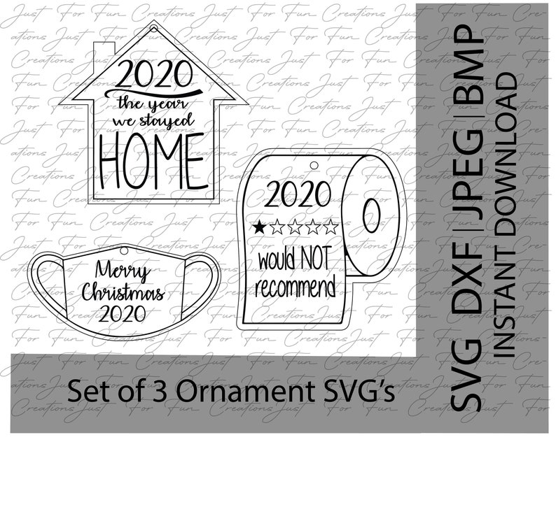 Download Funny 2020 Toilet paper Covid ornament SVG | Etsy