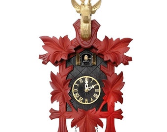 Modern cuckoo clock from the Black Forest/Modern Cuckoo clock made in Germany