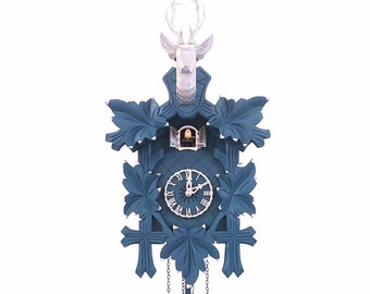 Modern cuckoo clock made of wood, original from Germany