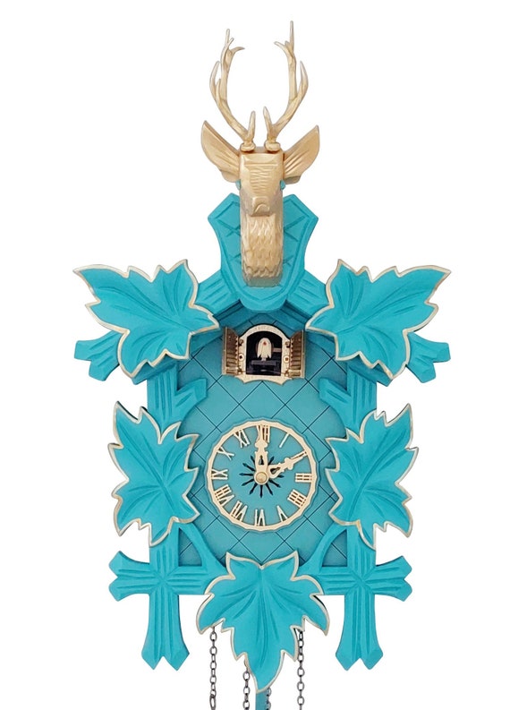 Orologio a cucù moderno, originale della Foresta Nera Germania / orologio a  cucù moderno in legno, originale della Foresta Nera Germania -  Italia