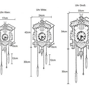 Modern cuckoo clock, original from Germany image 3