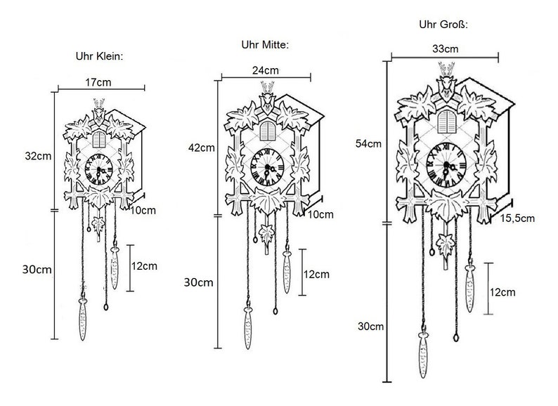 Modern cuckoo clock, original from Germany image 3