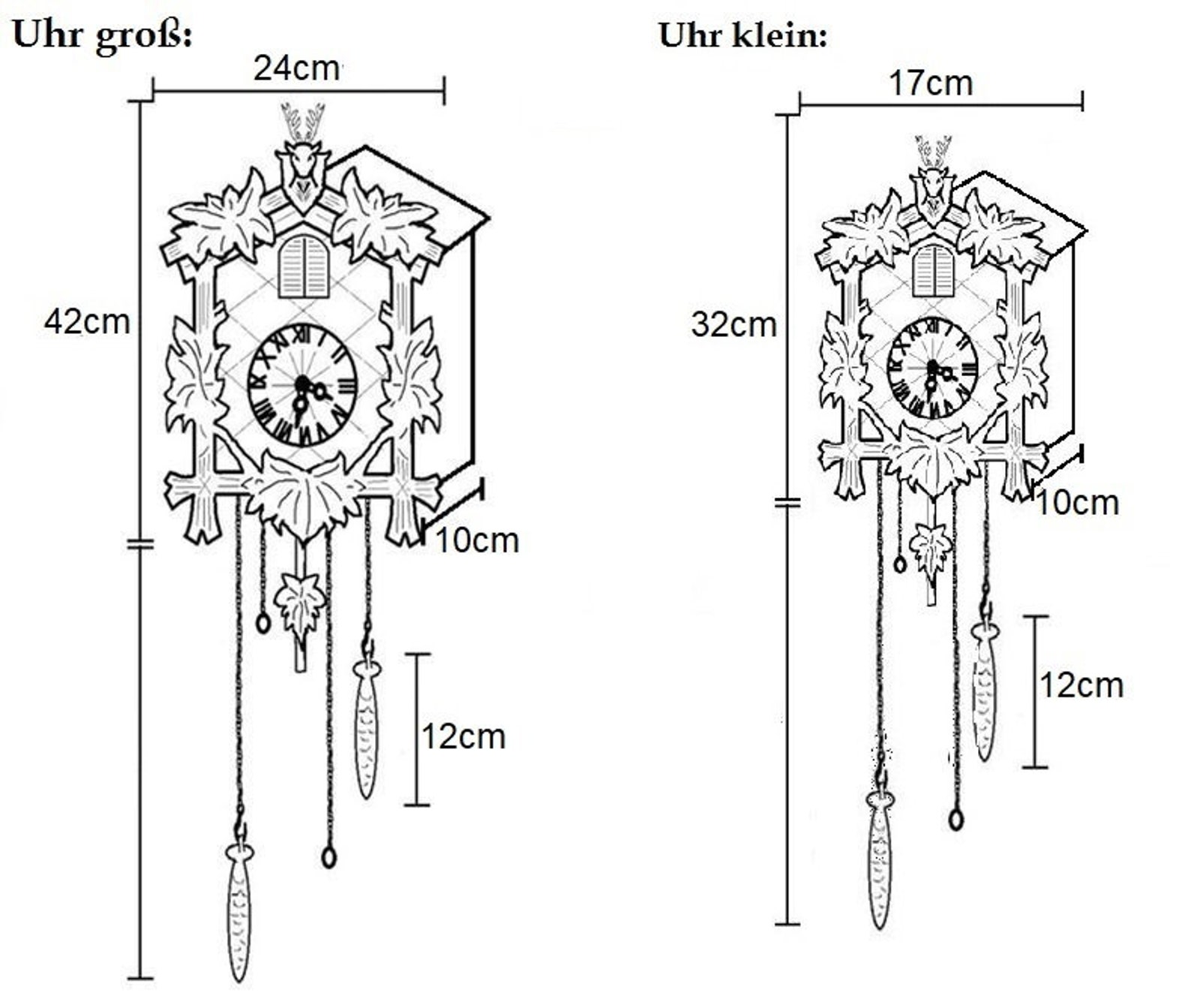 Modern cuckoo clock from the Black Forest/modern cuckoo clock Etsy
