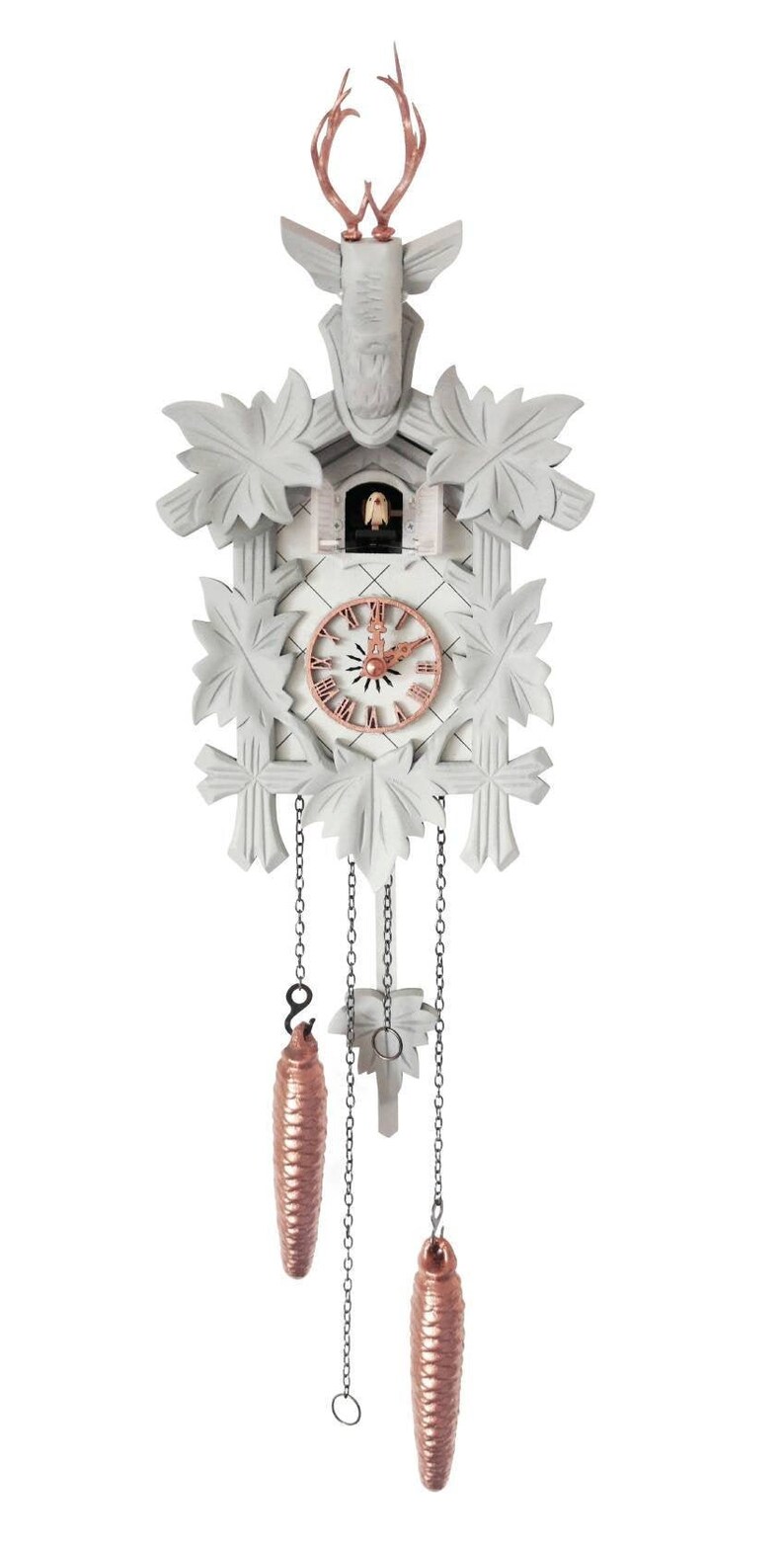 Modern Cuckoo Clock From Germany Real Wood & Automatic Night Etsy