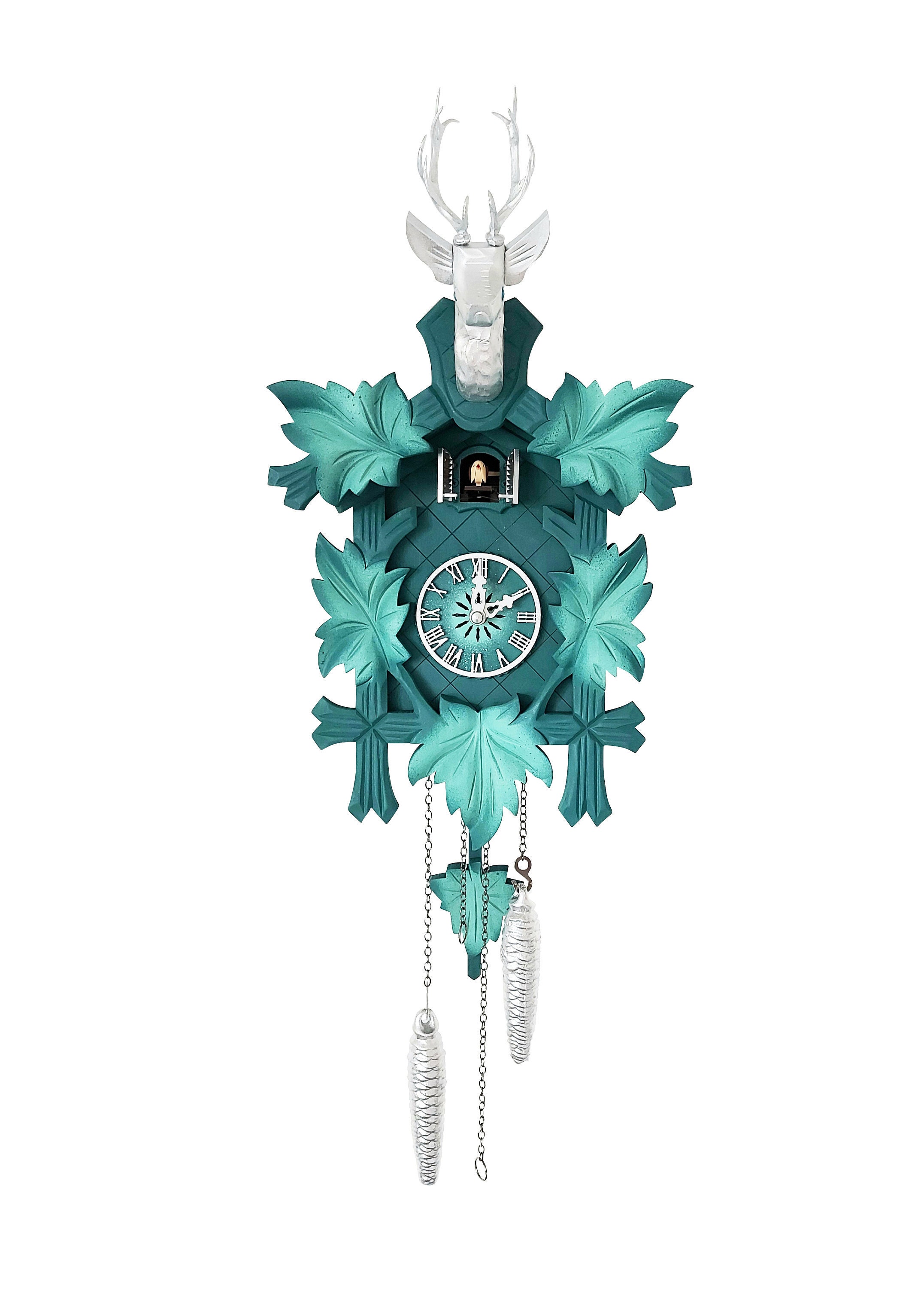 Horloge Coucou Moderne, d'origine de La Forêt-Noire | Allemagne/Moderne Wooden Cuckoo Clock, Origina