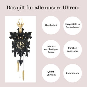 Modern cuckoo clock, original from Germany image 6