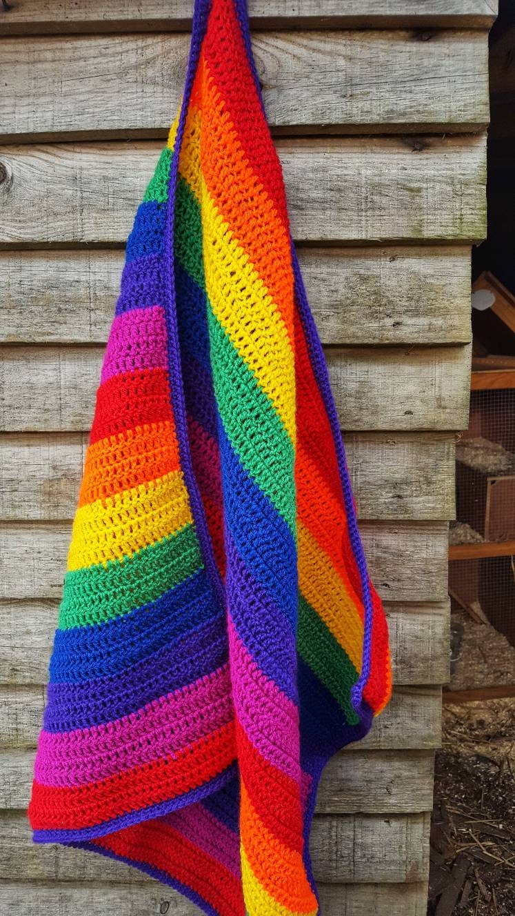 Soft Rainbow Baby Blanket Blankets & Throws Home & Living
