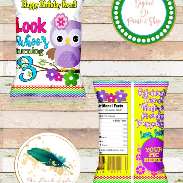Owl Party Favors Etsy