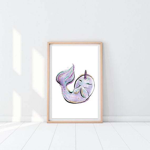 narwhal nursery decor