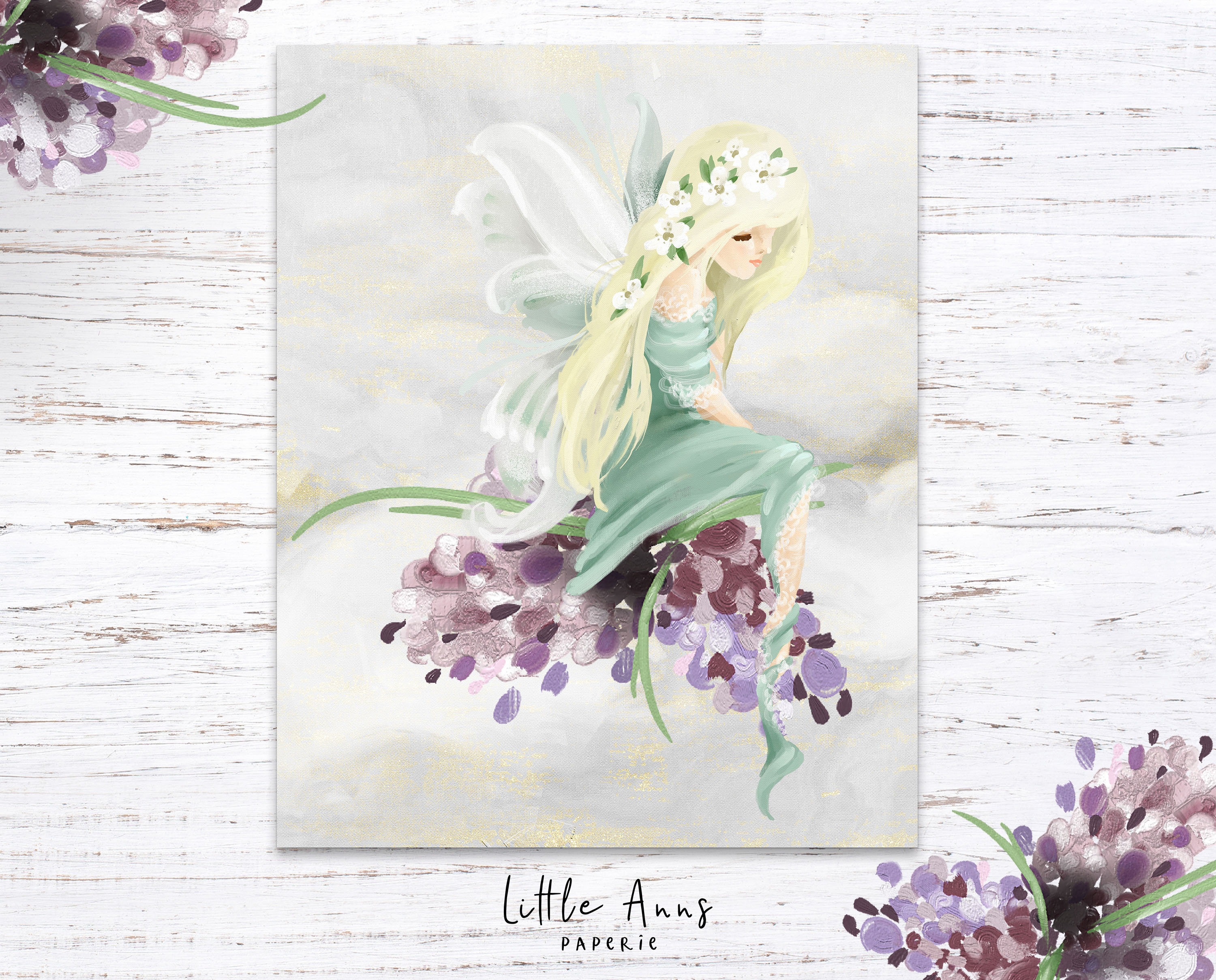 Fairy Woodland Nursery Art Fairy Nursery Decor Printable Etsy